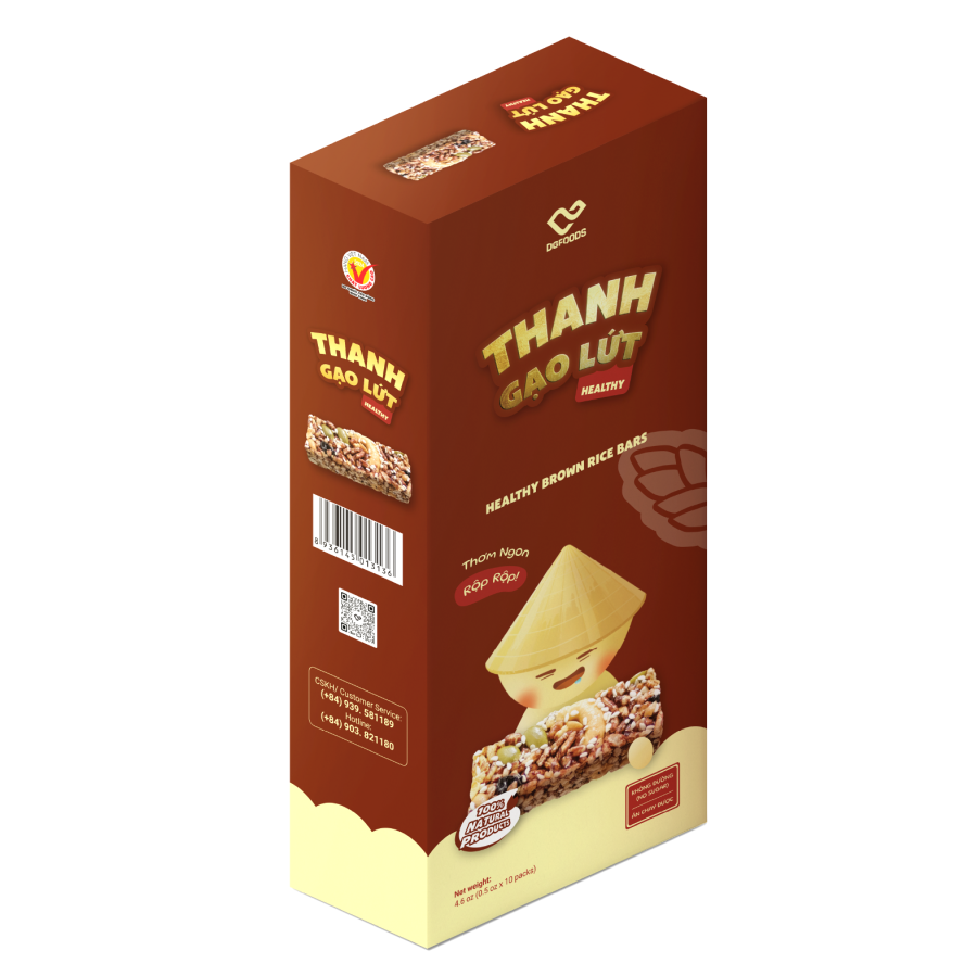 [Hộp] Thanh Gạo Lứt Healthy 130g