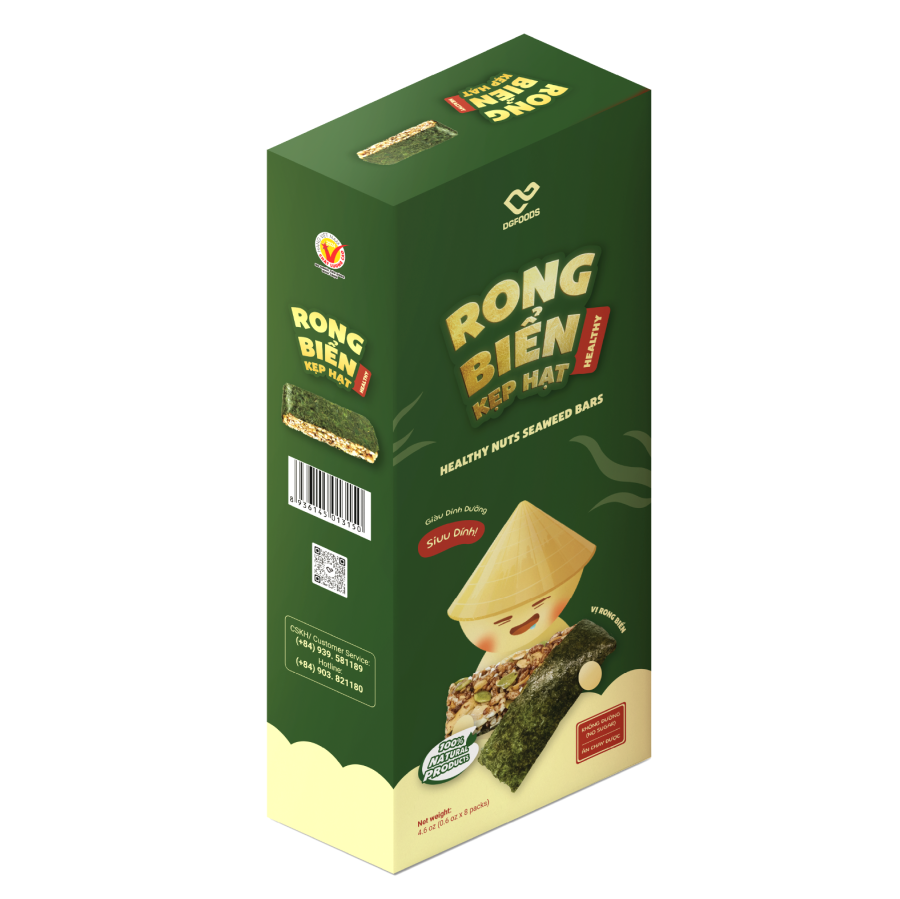 [Hộp] Rong Biển Kẹp Hạt Healthy 130g