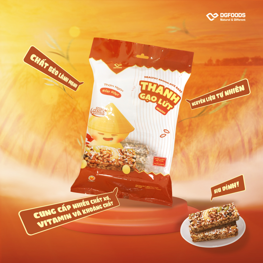 Thanh Gạo Lứt Healthy 130g