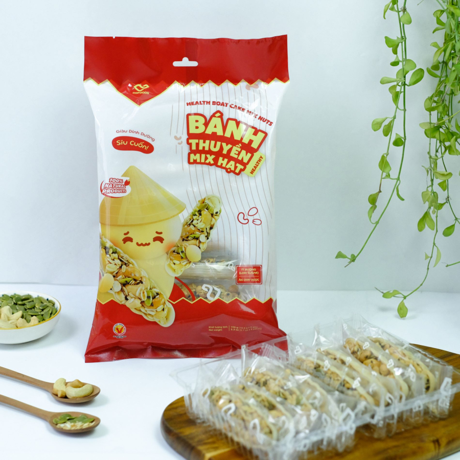 Bánh thuyền mix hạt 150g